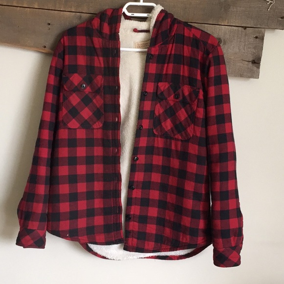 Boston Traders Red and Black Plaid Jacket - Picture 3 of 7